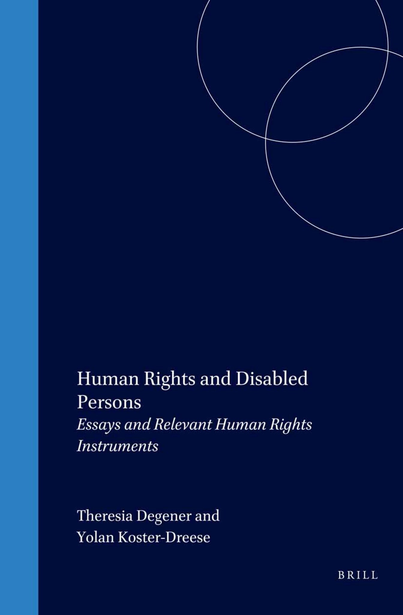 Cover image for Human Rights and Disabled Persons ISBN 9780792332985
